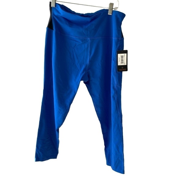 NWT Tommie Copper Lower Back Support Capri Cobalt Blue size XL - Picture 3 of 12